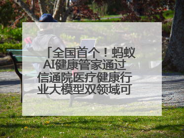 全国首个！蚂蚁AI健康管家通过信通院医疗健康行业大模型双领域可信评估